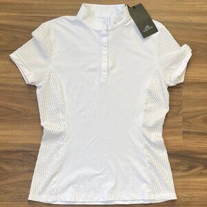 Equiline Women's Short Sleeve Show Shirt - White - L